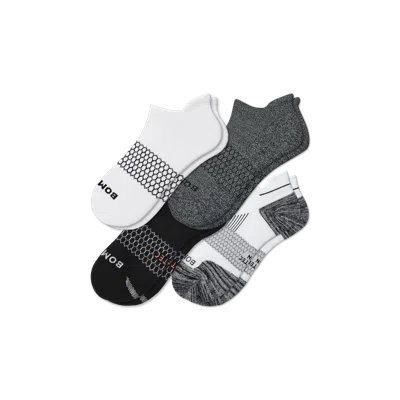 Bombas Ankle Sock Starter 4-pack In White Mixed