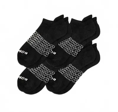BOMBAS ANKLE SOCKS - 4 PACK IN BLACK