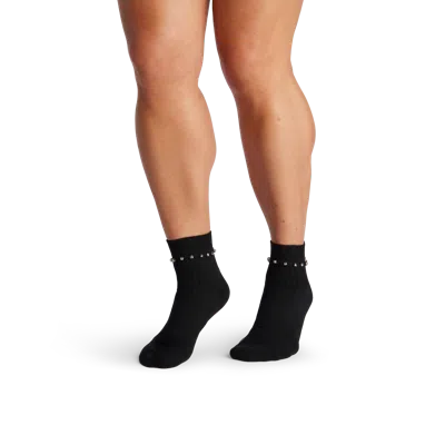 Bombas Anklet Quarter Socks In Black