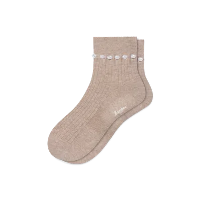 Bombas Anklet Quarter Socks In Macchiato