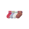 Bombas Baby Hearts Sock 4-pack (0-6 Months) In Red Blue Mix