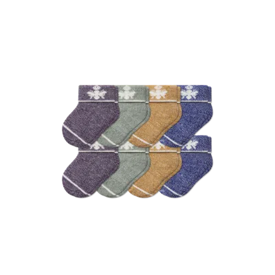 Bombas Baby Merino Wool Blend Calf Sock 8-pack (0-6 Months)