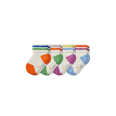 Bombas Baby Pride Calf Sock 4-pack In Multi