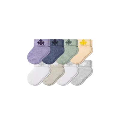 Bombas Baby Sock 8-pack (0-6 Months) In Multi