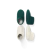 Bombas Baby Waffle Gripper Slipper 2-pack In White