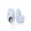Bombas Baby Waffle Gripper Slipper In Halo Blue