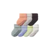 Bombas Baby Week Of Gripper Calf Sock 7-pack In Dawn Lime Mix