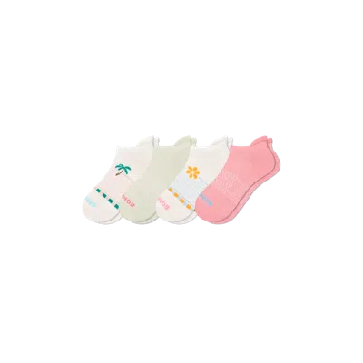 Bombas Beach Day Ankle Sock 4-pack In Multi