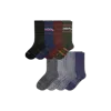 Bombas Calf Sock 8-pack In Fair Isle Marls Mix