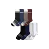 Bombas Calf Sock 8-pack In Fair Isle Solids Mix