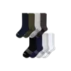 Bombas Calf Sock 8-pack In Meteor Solids Mix
