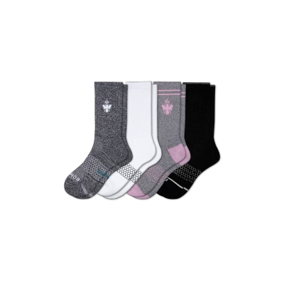 Bombas Calf Sock Starter 4-pack In Mixed