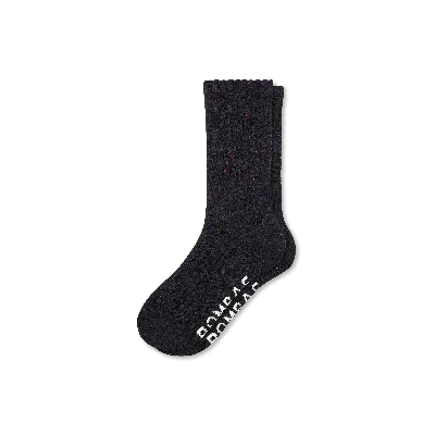 Bombas Chunky Ragg Calf Socks In Black