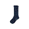 Bombas Classic Rib Calf Socks In Midnight Navy