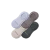 Bombas Cushioned No Show Sock 4-pack In Natural Blue Mix