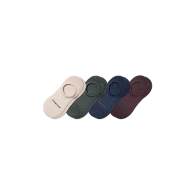 Bombas Cushioned No Show Sock 4-pack In Multi