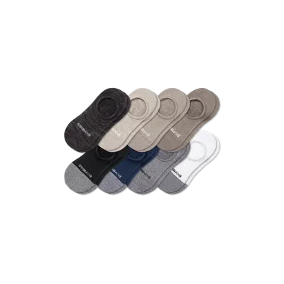 Bombas Cushioned No Show Socks 8-pack In Marls Solids Mixed