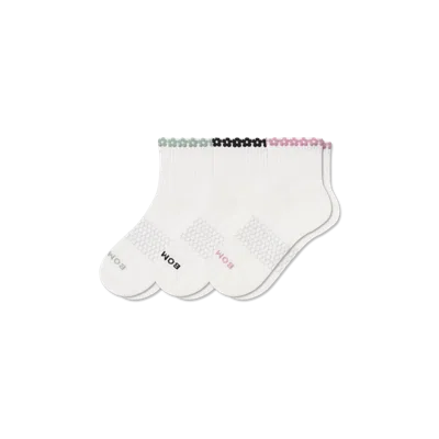 Bombas Daisy Chain Quarter Sock 3-pack