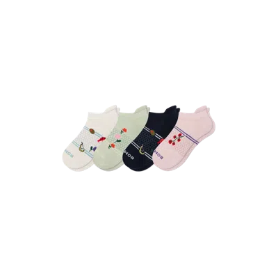 Bombas Dinner Party Ankle Sock 4-pack In Multi