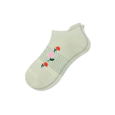 Bombas Dinner Party Ankle Socks In Fern Flower