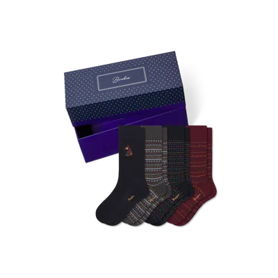 Bombas Dress Calf Sock 4-pack Gift Box In Multi