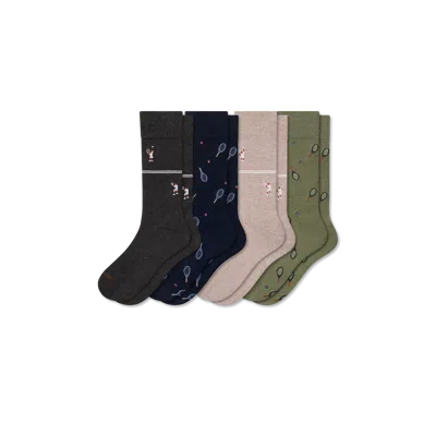 Bombas Dress Calf Sock 4-pack In Multi