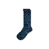 Bombas Dress Calf Sock In Navy Logo