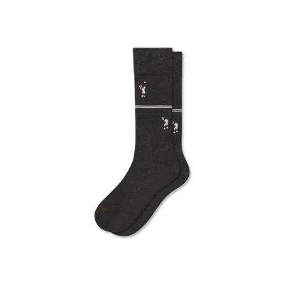 Bombas Dress Calf Socks In Black