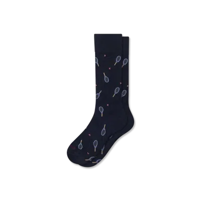 Bombas Dress Calf Socks In Blue