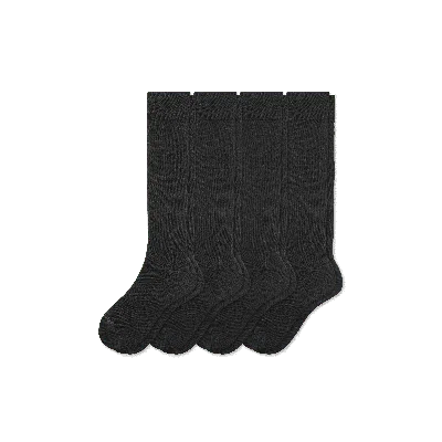 Bombas Dress Knee High Sock 4-pack In Solid Black