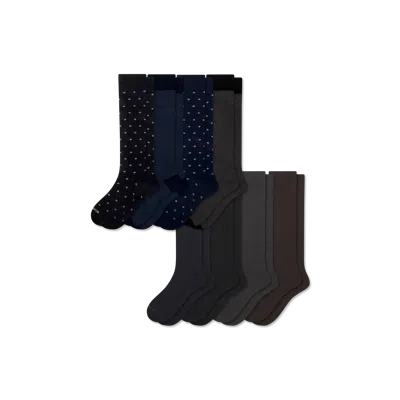 Bombas Dress Over The Calf Sock 8-pack In Black