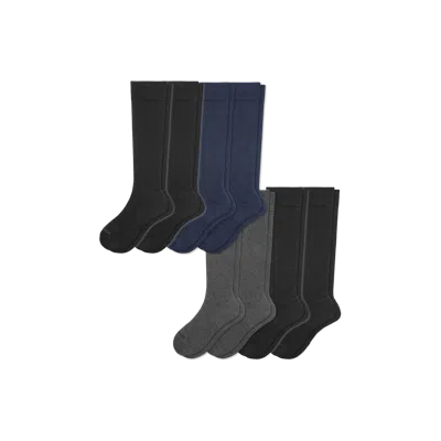 Bombas Dress Knee High Sock 8-pack In Solid Mixed