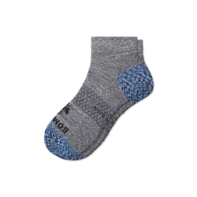 Bombas Everyday Compression Ankle Socks In Burgundy