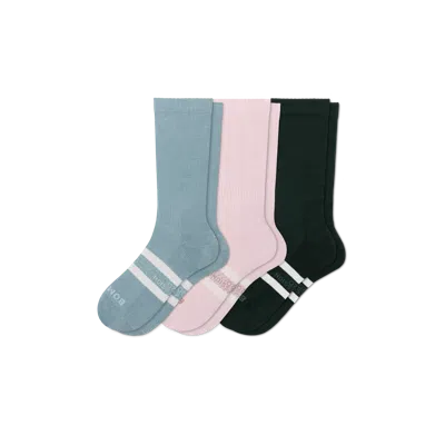 Bombas Everyday Compression Calf Sock 3-pack (15-20mmhg) In Rose Forest Mix
