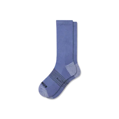 Bombas Everyday Compression Calf Socks (15-20mmhg) In Blue