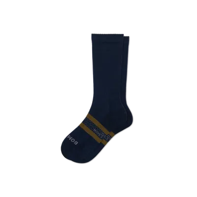 Bombas Everyday Compression Calf Socks (15-20mmhg) In Midnight Navy