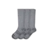 Bombas Everyday Compression Knee High Sock 3-pack (15-20mmhg) In Harbor Grey