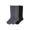 Bombas Everyday Compression Knee High Sock 3-pack (15-20mmhg) In Sage Navy Mix