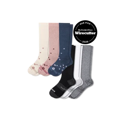 Bombas Everyday Compression Knee High Sock 6-pack (15-20mmhg) In Floral Core Mix
