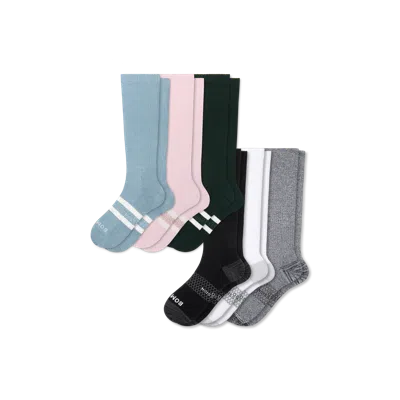 Bombas Everyday Compression Knee High Sock 6-pack (15-20mmhg) In Multi