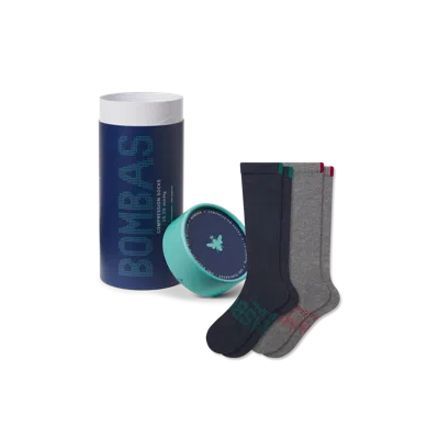 Bombas Everyday Compression Sock 2-pack Gift Box In Multi