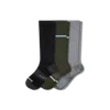 Bombas Everyday Compression Sock 3-pack (15-20mmhg) In Olive Green Black Mix