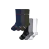 Bombas Everyday Compression Sock 6-pack (15-20mmhg) In Navy Olive Mix