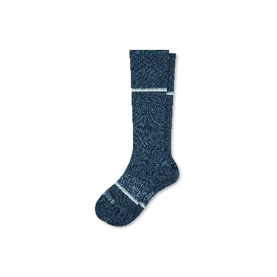 Bombas Everyday Compression Socks (15-20mmhg) In Navy Ocean