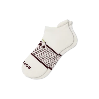 Bombas Farmers Market Ankle Socks In Cherry Chocolate
