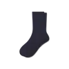 Bombas Featherweight Rib Half Calf Socks In Midnight Navy