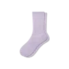 Bombas Featherweight Rib Half Calf Socks In Pastel Lavender