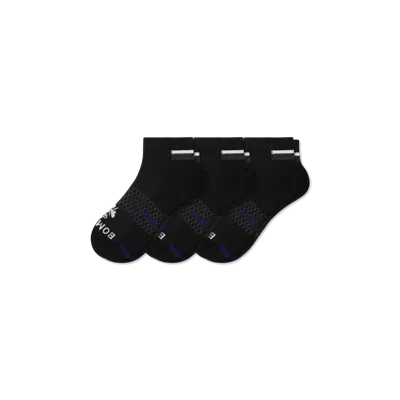 Bombas Firm Compression Ankle Sock 3-pack In Black