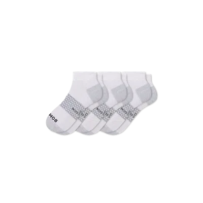 Bombas Firm Compression Ankle Sock 3-pack In White