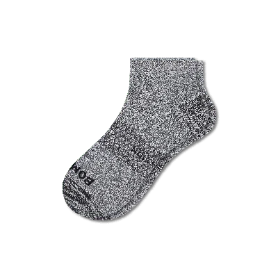 Bombas Firm Compression Ankle Socks In Grey Heather